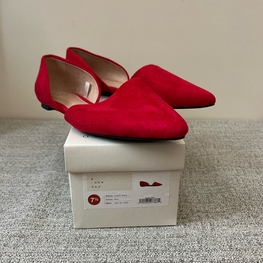 A New Day Red Flats